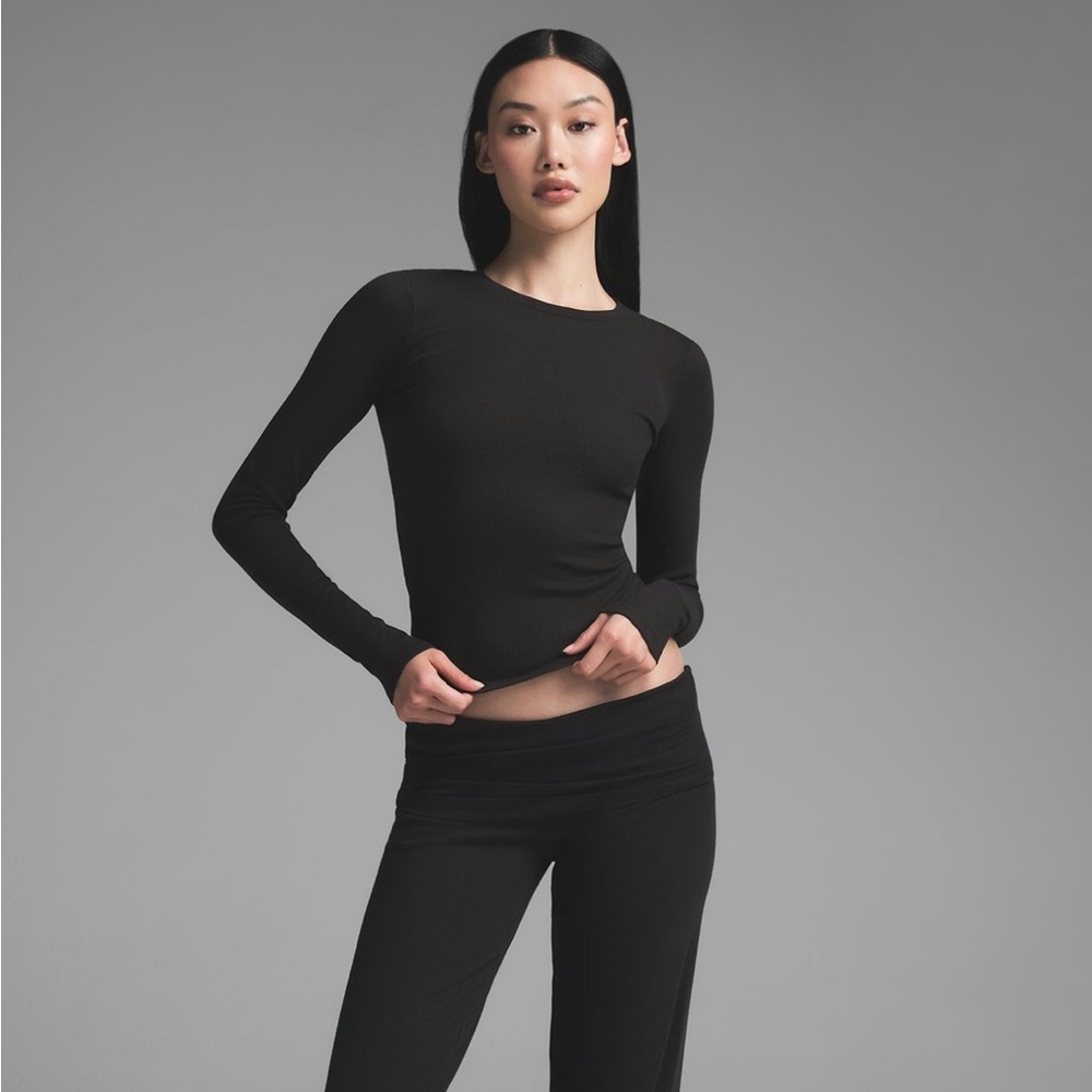SKIMS - Cotton Rib - Long Sleeve T-Shirt - Size XL
